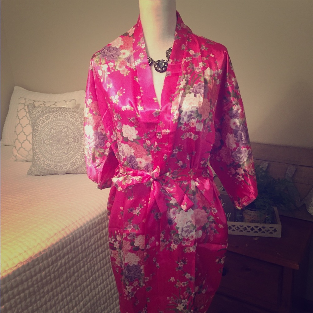 NWT Silk Robe